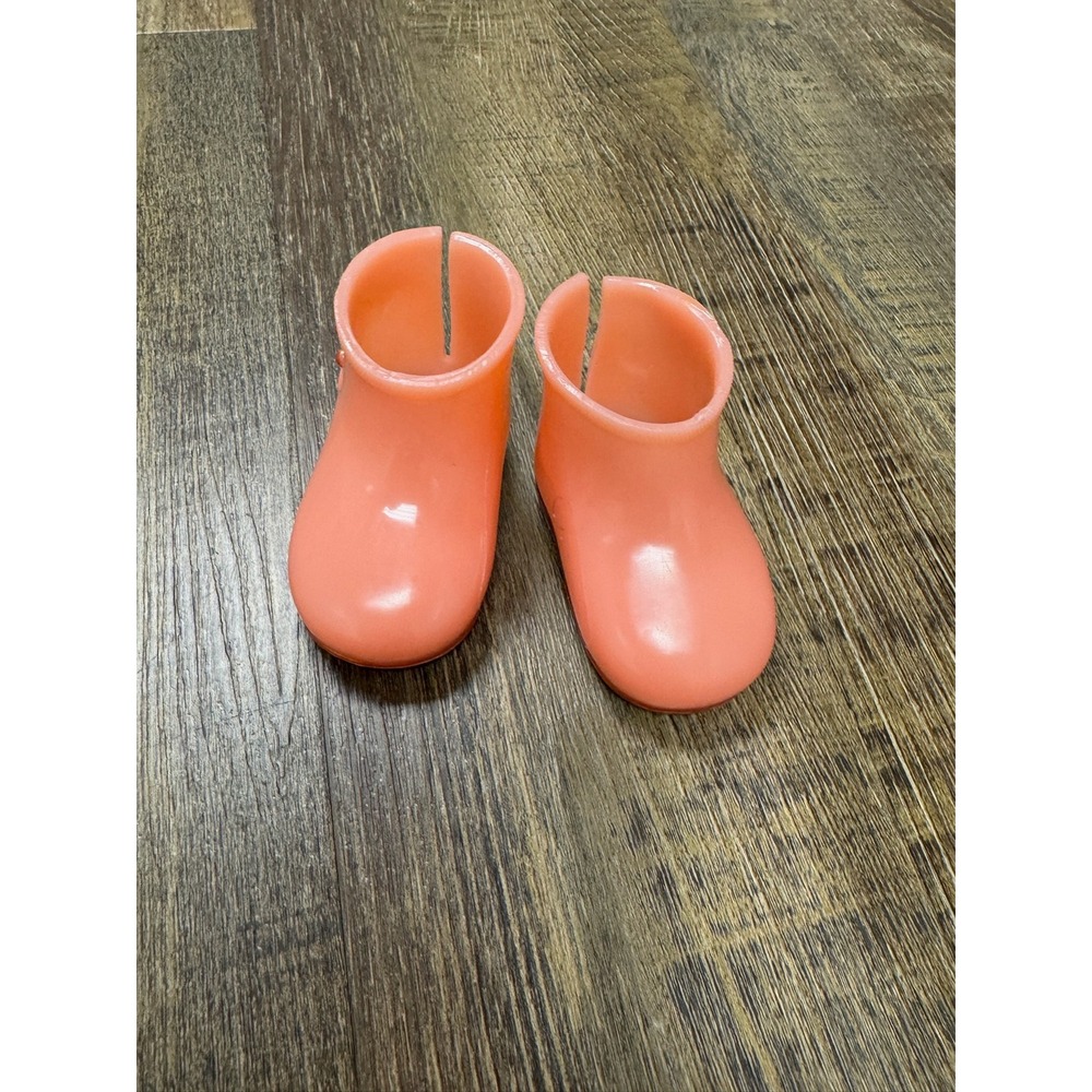 Our Generation by Battat Coral Pink Doll Rain Boots Copper Soles 18 Inch Doll